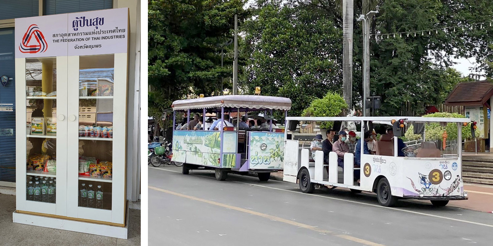 写真：タイ未来都市プロジェクトで調査したコロナ禍の実態