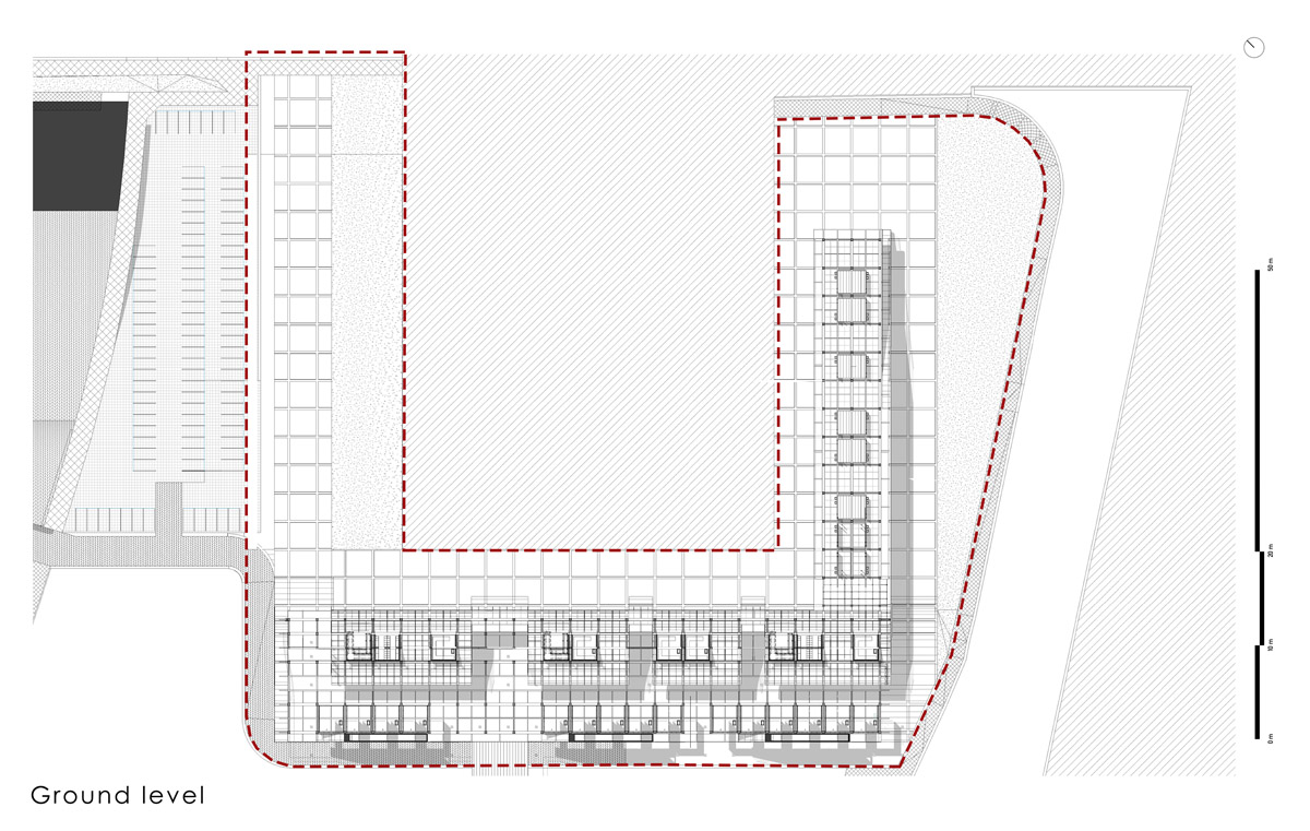 浦安漁港における公共空間のデザイン_平面図