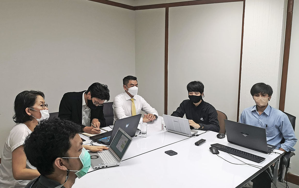 写真:DRTとDRTコンサルタントとのオンラインでの協議の模様