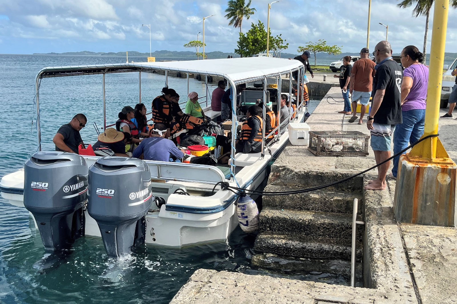 photo: Speedboat bound for Kayangel State