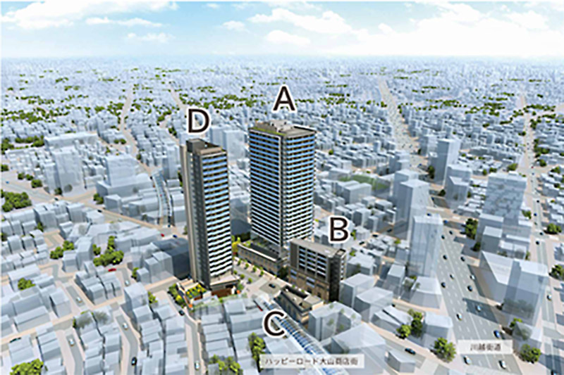 CG：クロスポイント再開発イメージ