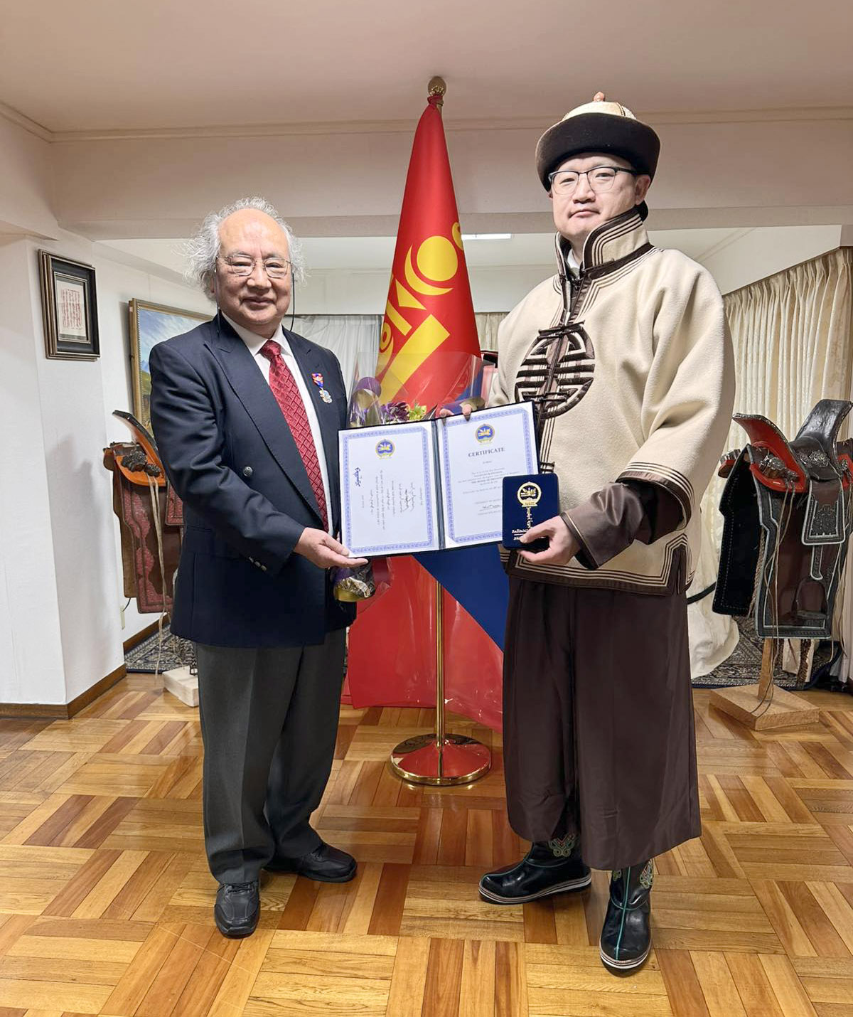 photo: Medal award ceremony